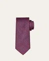 Charvet Men's Zigzag Woven Silk Tie In 4-brn