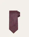Charvet Men's Zigzag Woven Silk Tie In 6-org