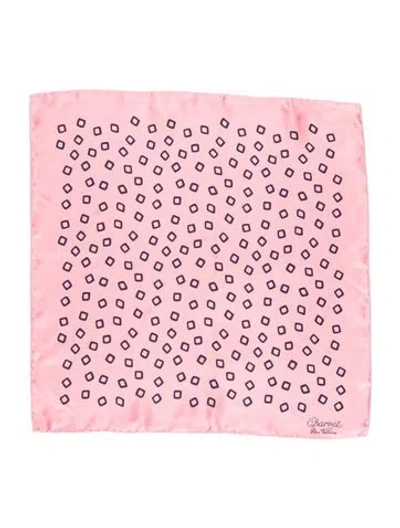 Pre-owned Charvet Silk Floral Print Scarf In Multi