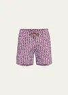 Charvet X Thorsun Men's Shagreen Swim Shorts In Multi