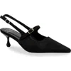 Chase & Chloe Chase And Chloe Arima Slingback Pump In Black