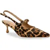 Chase & Chloe Chase And Chloe Arima Slingback Pump In Brown
