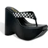 Chase & Chloe Chase And Chloe Astra Platform Wedge Sandal