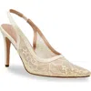 Chase & Chloe Chase And Chloe Bethany Floral Lace Slingback Pump In White