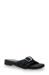 Chase & Chloe Chase And Chloe Buckle Slide Sandal