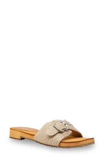 Chase & Chloe Chase And Chloe Buckle Slide Sandal