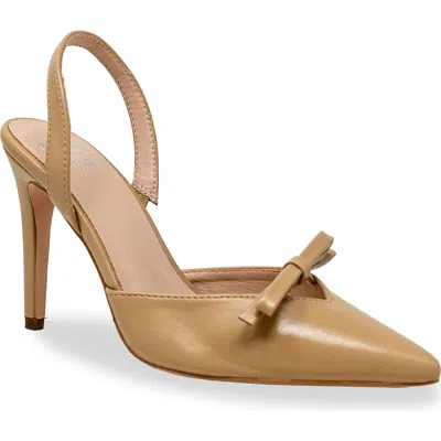 Chase & Chloe Chase And Chloe Camilla Slingback Pointed Toe Pump