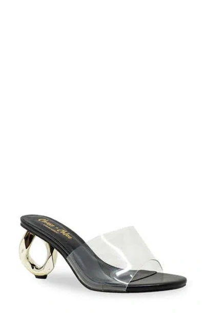 Chase & Chloe Chase And Chloe Chain Link Statement Heel Sandal