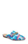Chase & Chloe Chase And Chloe Chain Trim Mule Flat