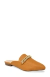 Chase & Chloe Chase And Chloe Chain Trim Mule Flat