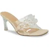 Chase & Chloe Chase And Chloe Chunky Chain Clear Sandal