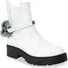 Chase & Chloe Chase And Chloe Chunky Chain Strap Lug Boot