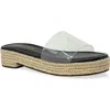 Chase & Chloe Chase And Chloe Clear Platform Slide Sandal