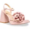 Chase & Chloe Chase And Chloe Danielle Rosette Platform Sandal