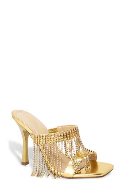 Chase & Chloe Chase And Chloe Divine Rhinestone Embellished Sandal