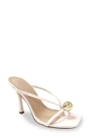Chase & Chloe Chase And Chloe Divine Sandal In Ivory Patent