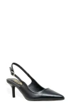 Chase & Chloe Chase And Chloe Dosie Slingback Kitten Heel Pump