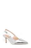 Chase & Chloe Chase And Chloe Dosie Slingback Kitten Heel Pump