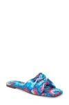 Chase & Chloe Chase And Chloe Double Twist Knot Slide Sandal