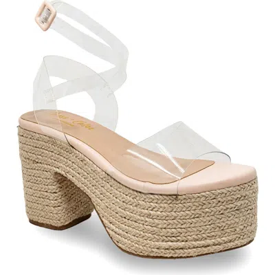 Chase & Chloe Chase And Chloe Espadrille Platform Sandal