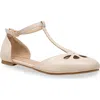 Chase & Chloe Chase And Chloe Fergie T-strap Ballerina Flat
