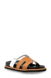 Chase & Chloe Chase And Chloe Flatform Slide Sandal