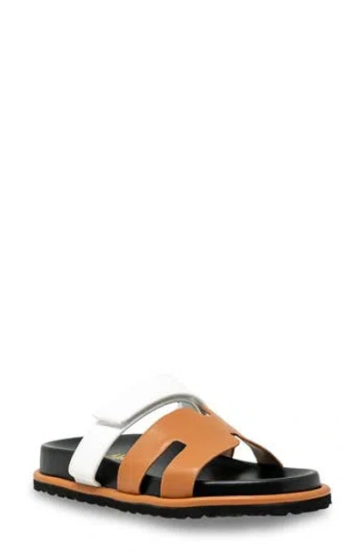 Chase & Chloe Chase And Chloe Flatform Slide Sandal