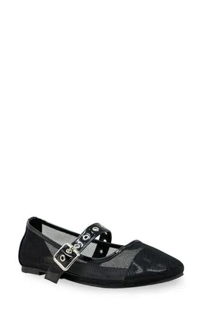 Chase & Chloe Chase And Chloe Grommet Strap Mary Jane Flat