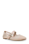 Chase & Chloe Chase And Chloe Grommet Strap Mary Jane Flat In Brown