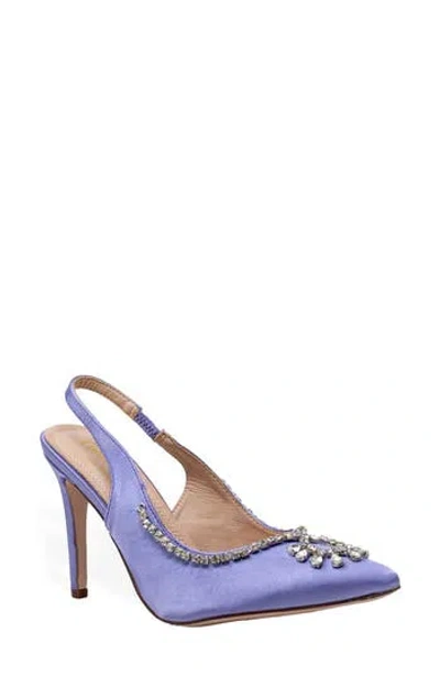 Chase & Chloe Chase And Chloe Halston Crystal Slingback Pump