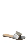 Chase & Chloe Chase And Chloe Irma Spiral Embellished Slide Sandal