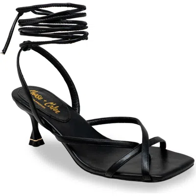 Chase & Chloe Chase And Chloe Itaty Ankle Wrap Sandal