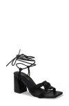 Chase & Chloe Chase And Chloe Jayden Ankle Wrap Sandal