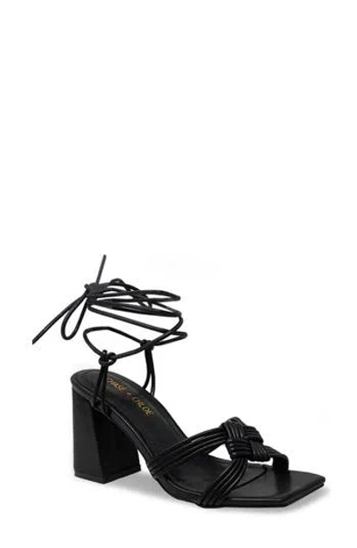 Chase & Chloe Chase And Chloe Jayden Ankle Wrap Sandal