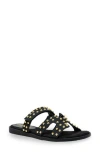 Chase & Chloe Chase And Chloe Khari Studded Slide Sandal