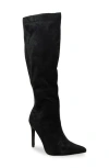 Chase & Chloe Chase And Chloe Knee High Boot In Black