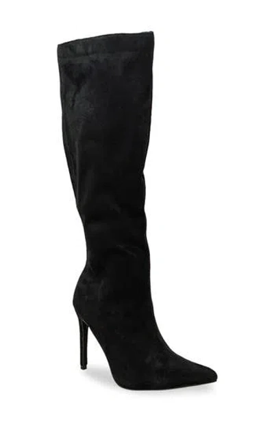 Chase & Chloe Chase And Chloe Knee High Boot In Black