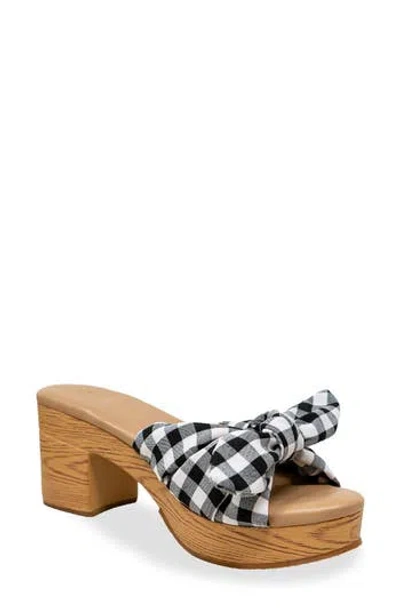 Chase & Chloe Chase And Chloe Knot Top Platform Sandal