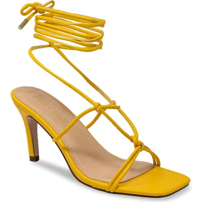 Chase & Chloe Chase And Chloe Knotted Ankle Wrap Sandal