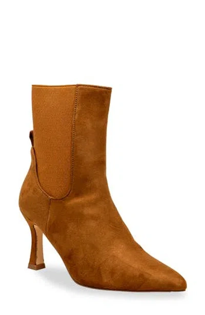 Chase & Chloe Chase And Chloe Mauri Bootie In Brown