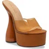 Chase & Chloe Chase And Chloe Miranda Sculpted Stiletto Platform Sandal