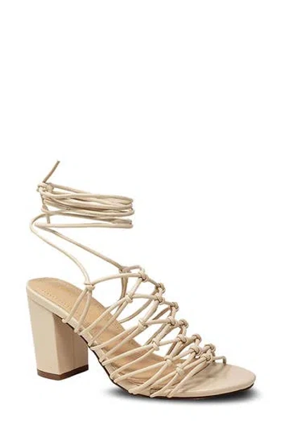 Chase & Chloe Chase And Chloe Nami Caged Ankle Wrap Sandal