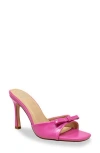 Chase & Chloe Chase And Chloe Nerissa Sandal In Fuchsia Pu