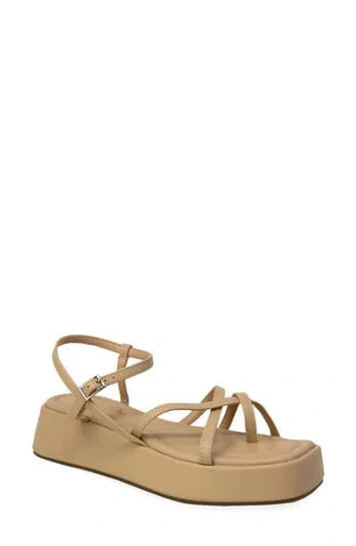 Chase & Chloe Chase And Chloe Olsen Strappy Flatform Sandal