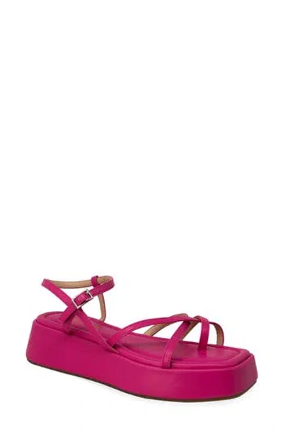 Chase & Chloe Chase And Chloe Olsen Strappy Flatform Sandal