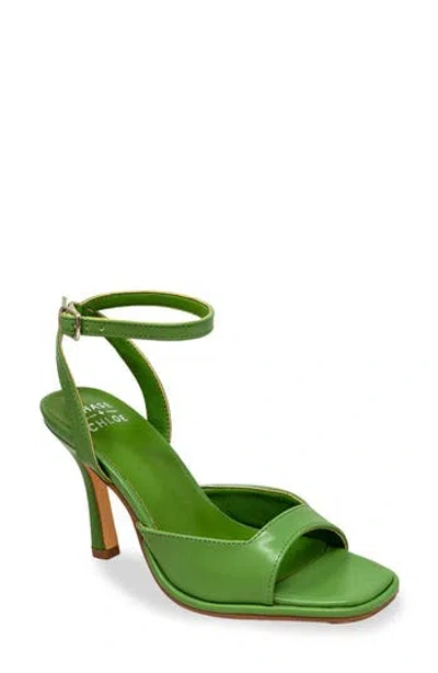 Chase & Chloe Chase And Chloe Open Toe Ankle Strap Sandal In Multi