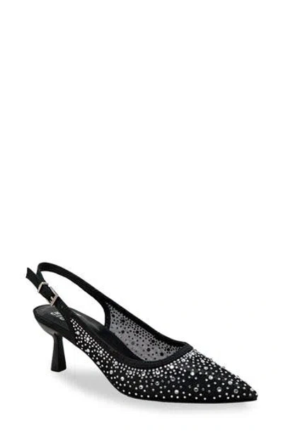 Chase & Chloe Chase And Chloe Pointed Toe Slingback Pump In Multi
