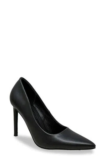 Chase & Chloe Chase And Chloe Pointed Toe Stiletto Pump In Black