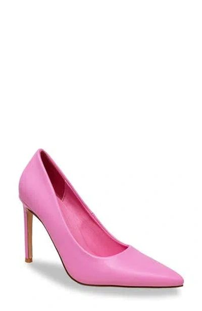 Chase & Chloe Chase And Chloe Pointed Toe Stiletto Pump In Pink