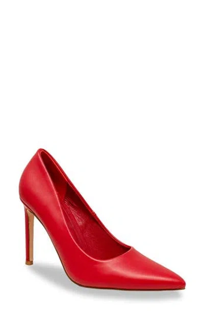 Chase & Chloe Chase And Chloe Pointed Toe Stiletto Pump In Red